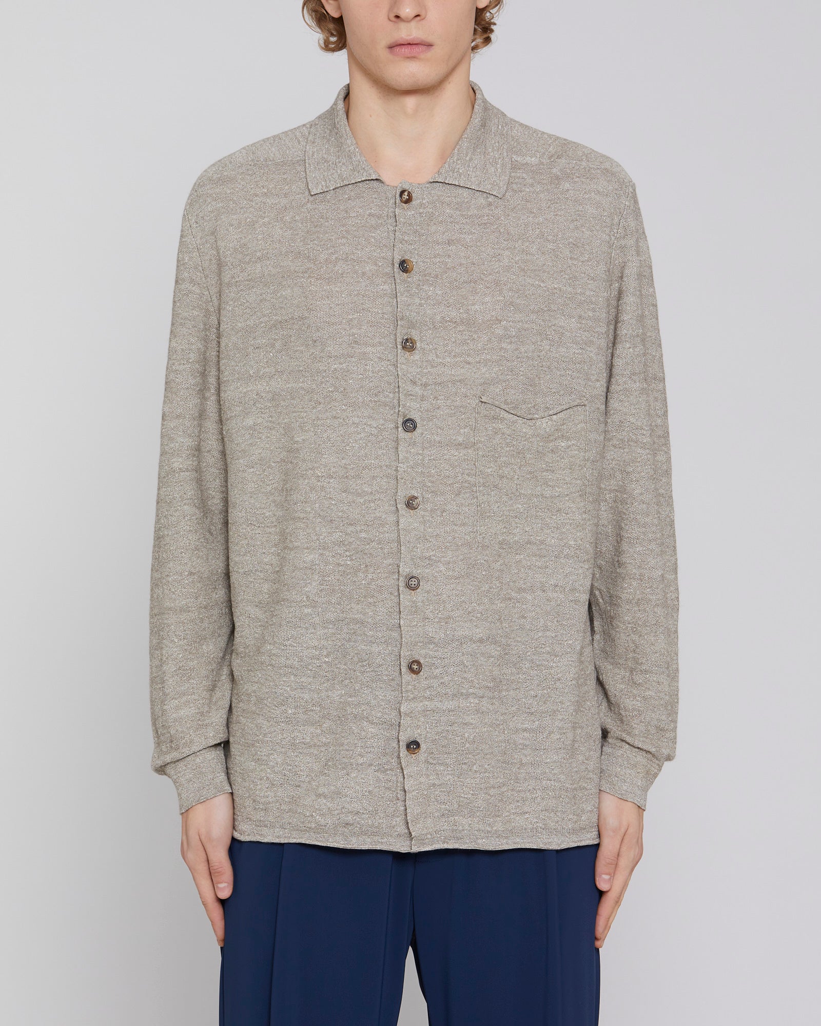 Overshirt Flower Sand