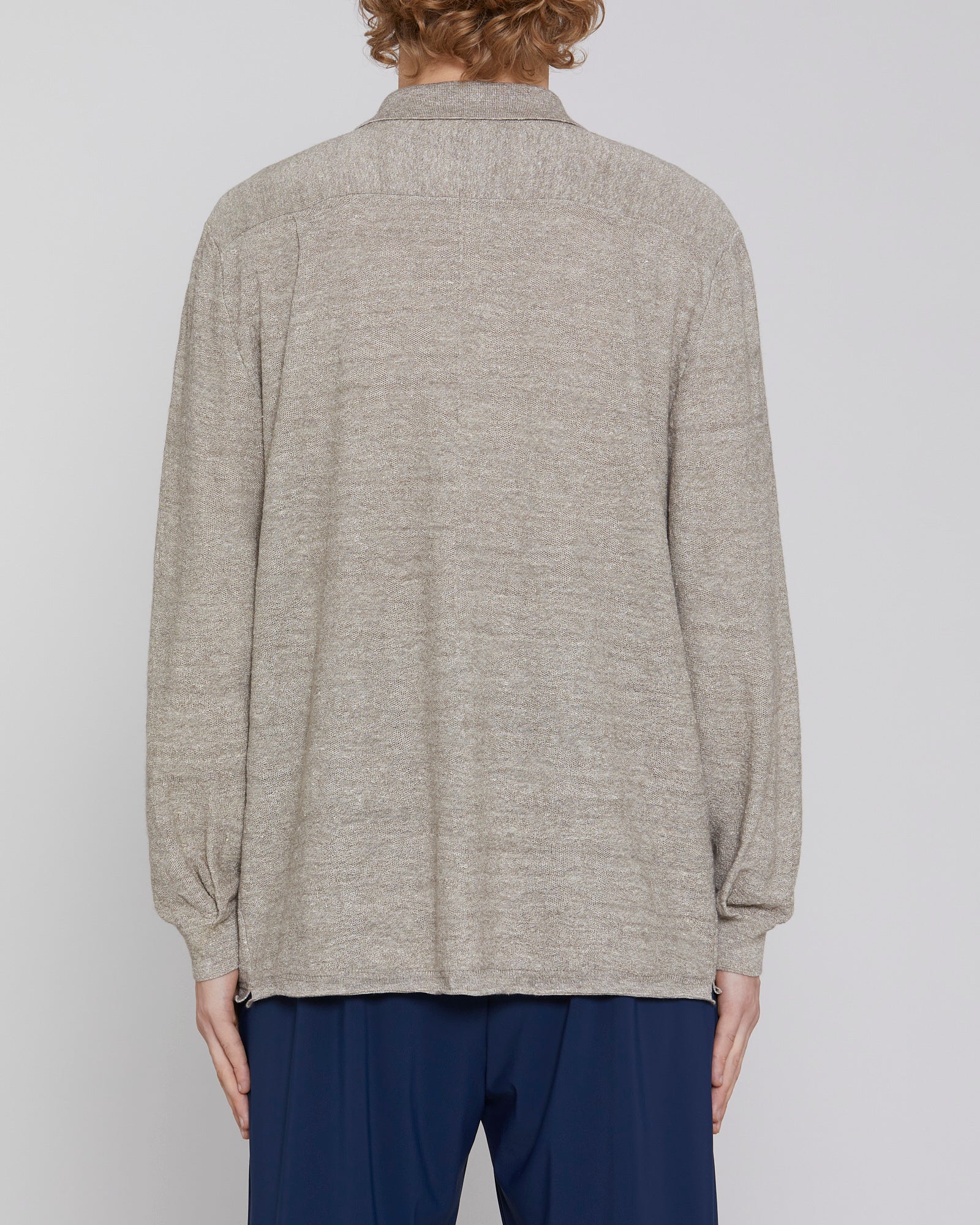 Overshirt Flower Sand