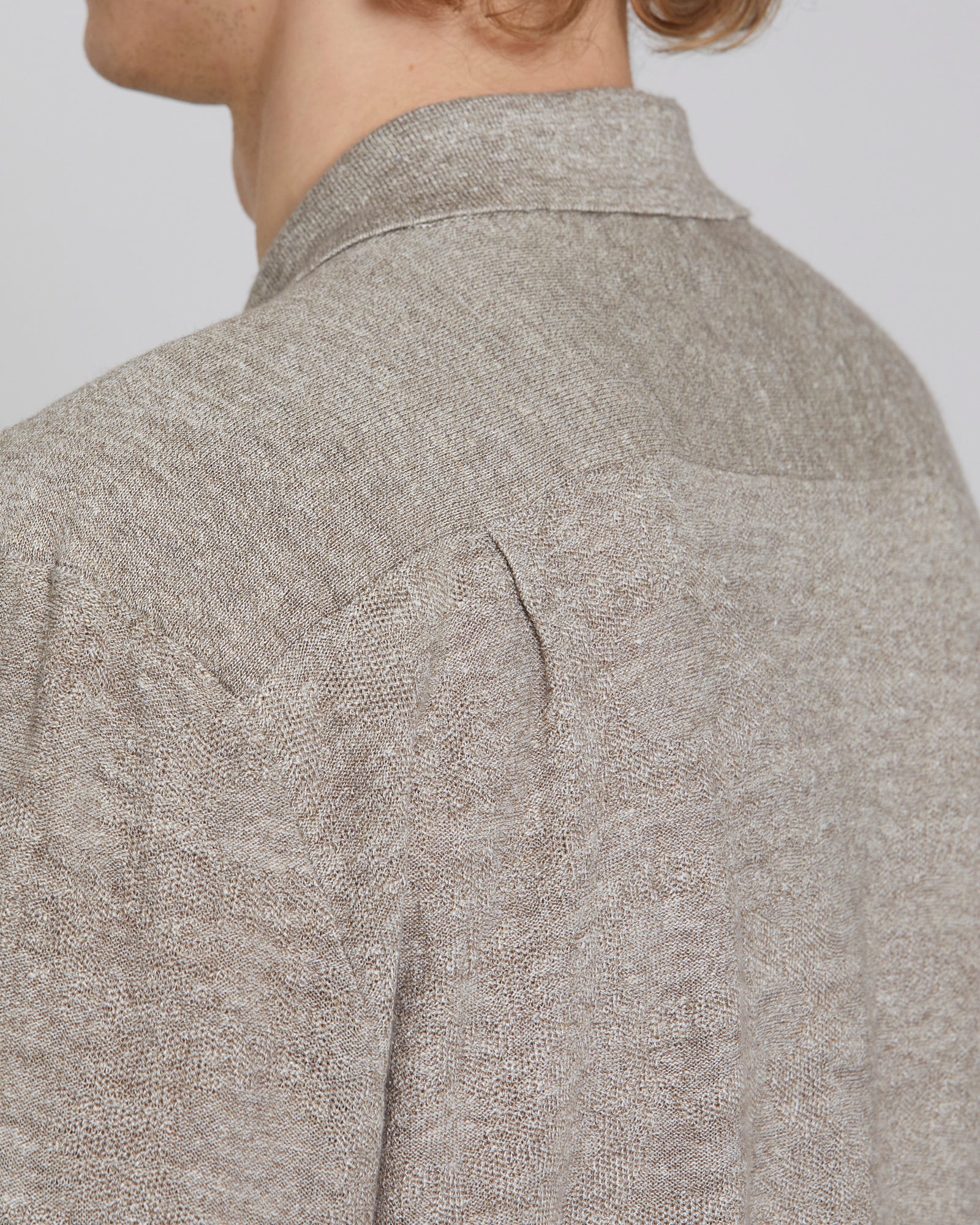 Overshirt Flower Sand detail