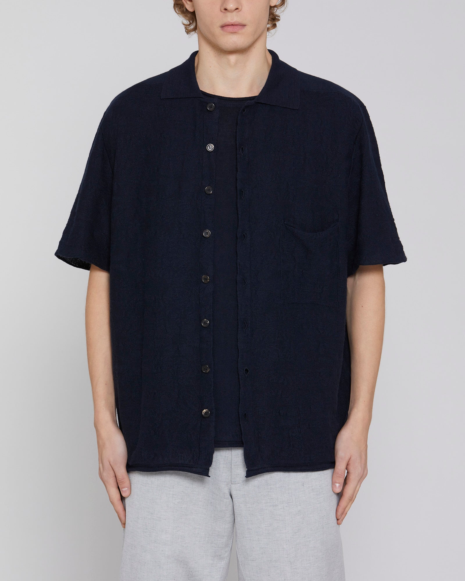 T-shirt Terry Blue Navy