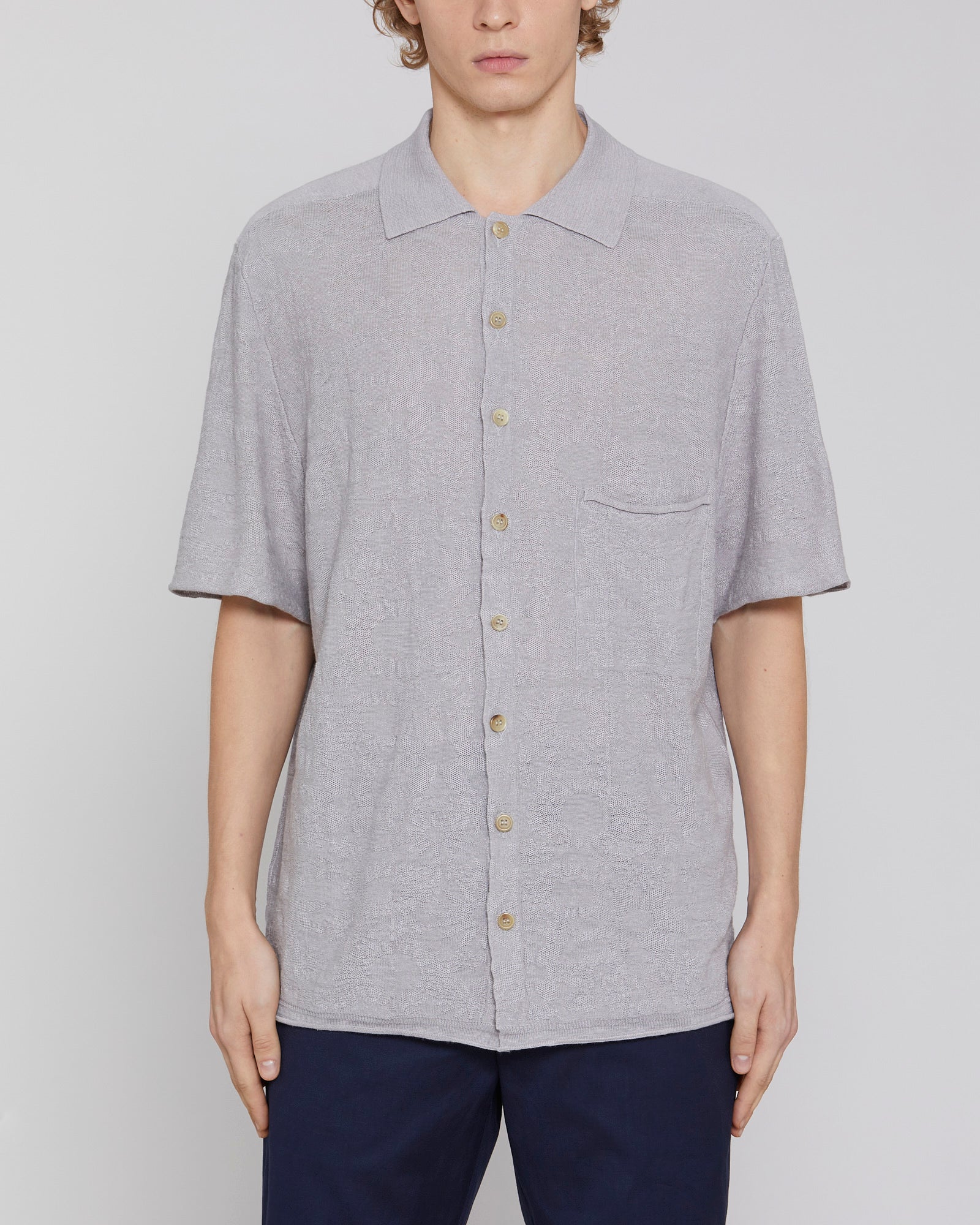 T-shirt Flower Grey