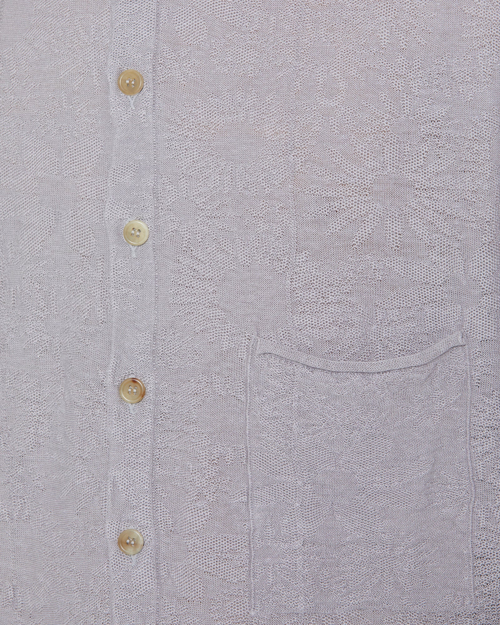 Shirt collar in knit fabric detail grey